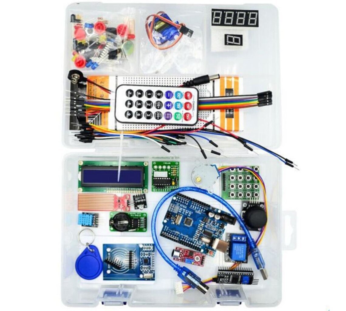 Arduino Uno mokomasis elektronikos rinkinys kaina ir informacija | Atviro kodo elektronika | pigu.lt