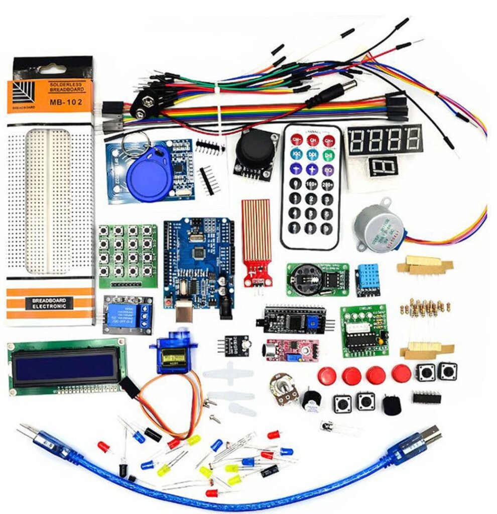 Arduino Uno mokomasis elektronikos rinkinys цена и информация | Atviro kodo elektronika | pigu.lt