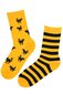 Kojinės moterims Sokisahtel, geltonos, 3 vnt цена и информация | Moteriškos kojinės | pigu.lt