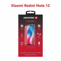 Swissten Full Face Tempered Glass Защитное стекло для экрана Xiaomi Redmi Note 12 цена и информация | Защитные пленки для телефонов | pigu.lt