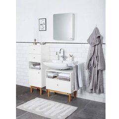 Шкаф для ванной комнаты Tenzo Color Bath, 80x16x58 см, белый цвет цена и информация | Шкафчики для ванной | pigu.lt