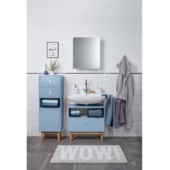 Vonios spintelė Tenzo Color Bath, 80x16x58 cm, mėlyna kaina ir informacija | Vonios spintelės | pigu.lt