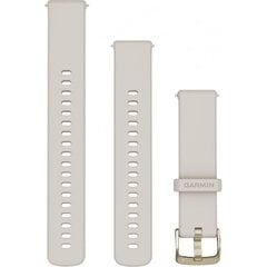 Garmin ремешок для часов Venu 3S 18mm, ivory/gold цена и информация | Аксессуары для смарт-часов и браслетов | pigu.lt