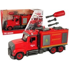 Ugniagesių mašina su atsuktuvu LeanToys kaina ir informacija | Žaislai berniukams | pigu.lt