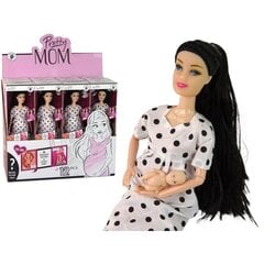 Besilaukianti lėlė su balta suknele Lean Toys kaina ir informacija | Žaislai mergaitėms | pigu.lt