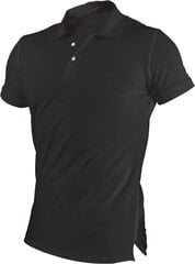 Polo marškinėliai Stalco Garu, juodi цена и информация | Рабочая одежда | pigu.lt