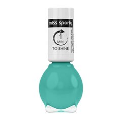 Nagų lakas Miss Sporty 1 Minute to Shine, 132, 7 ml kaina ir informacija | Nagų lakai, stiprintojai | pigu.lt