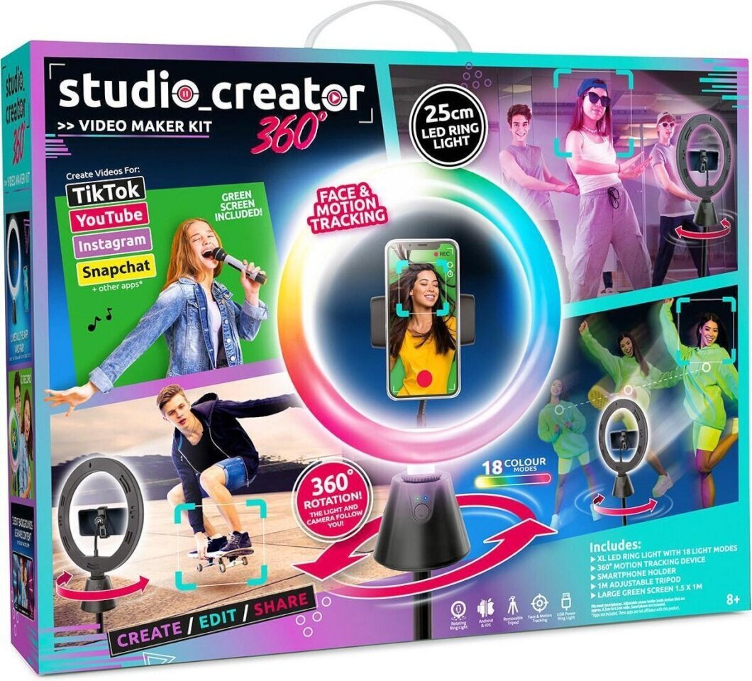 Namų studijos rinkinys Studio Creator 360° kaina ir informacija | Lavinamieji žaislai | pigu.lt