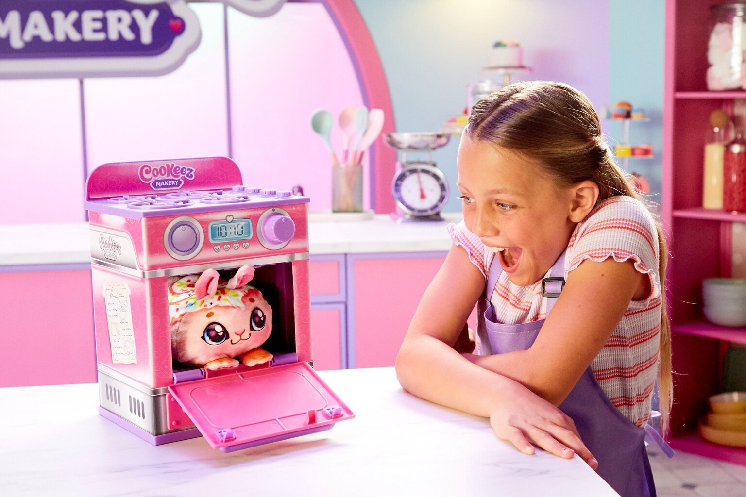 Interaktyvus rinkinys Cookeez Makery Orkaitė, rožinis kaina ir informacija | Žaislai mergaitėms | pigu.lt