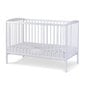 Kūdikio lovytė Nordbaby Lassio, 120x60 cm, balta kaina ir informacija | Kūdikių lovytės | pigu.lt