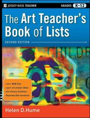 Art Teacher's Book of Lists, Grades K-12: Grades K-12 2nd edition kaina ir informacija | Socialinių mokslų knygos | pigu.lt
