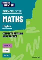 Oxford Revise: Edexcel GCSE Mathematics: Higher 1 kaina ir informacija | Knygos paaugliams ir jaunimui | pigu.lt