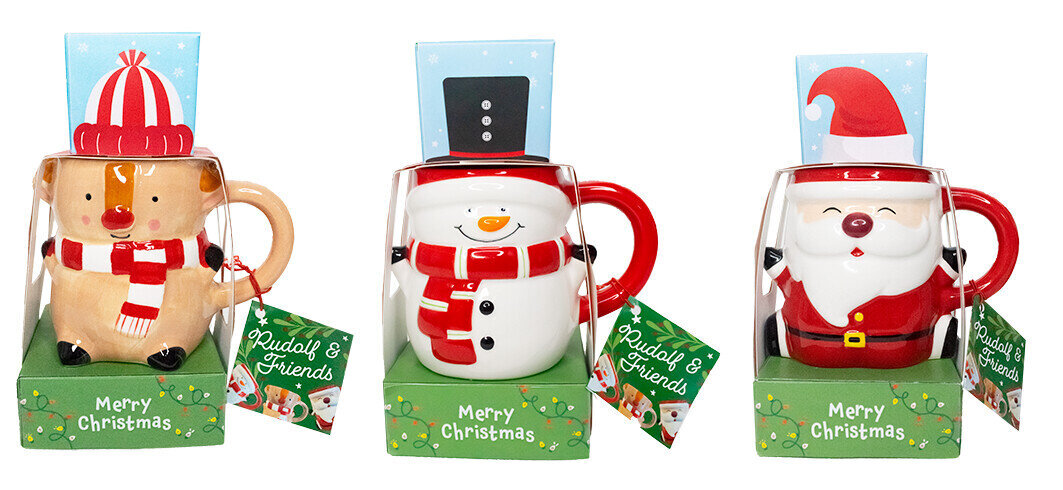 Kalėdinis puodelis su karštu šokoladu kaina ir informacija | Kitos originalios dovanos | pigu.lt