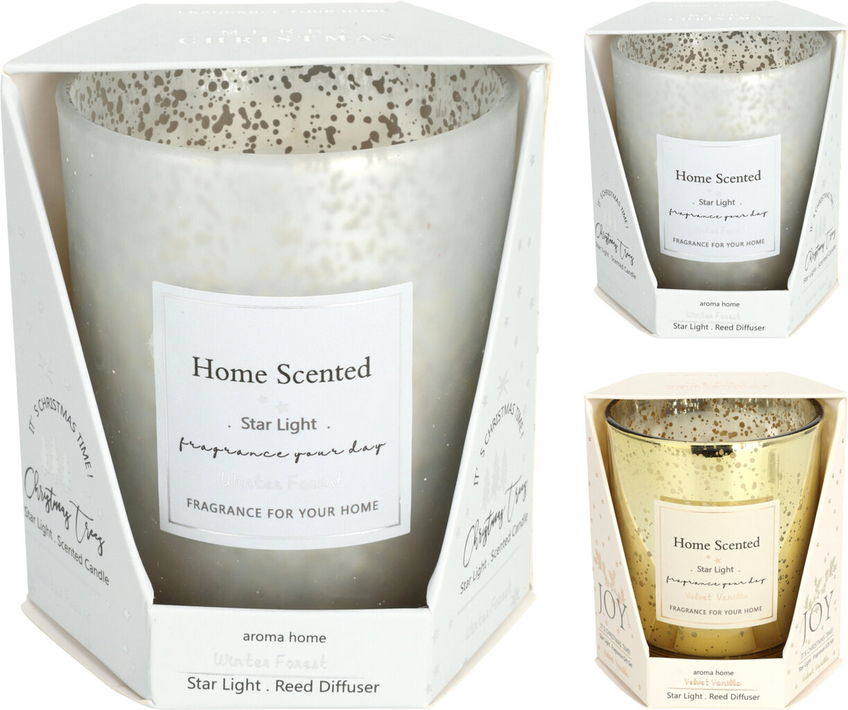 Kvapioji žvakė Home Scented Star Light 200 g kaina ir informacija | Žvakės, Žvakidės | pigu.lt