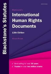 Blackstone's International Human Rights Documents 13th Revised edition kaina ir informacija | Ekonomikos knygos | pigu.lt