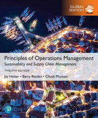 Principles of Operations Management: Sustainability and Supply Chain Management, Global Edition 12th edition kaina ir informacija | Ekonomikos knygos | pigu.lt