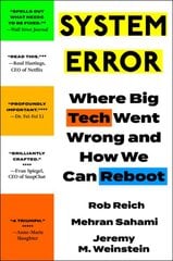 System Error: Where Big Tech Went Wrong and How We Can Reboot kaina ir informacija | Ekonomikos knygos | pigu.lt