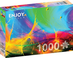 Dėlionė su vaivorykštės fraktalais Enjoy Puzzle, 1000 d. kaina ir informacija | Dėlionės (puzzle) | pigu.lt