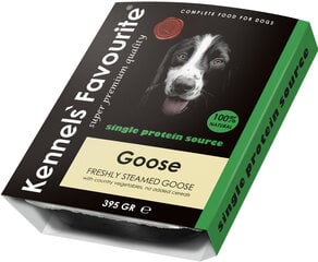 Kennels' Favourite Goose šunims su žąsiena, super premium klasės, 395g kaina ir informacija | Konservai šunims | pigu.lt