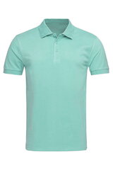 Polo marškinėliai vyrams, žali цена и информация | Мужские футболки | pigu.lt