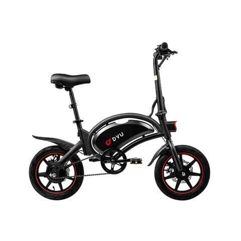 Elektrinis dviratis Dyu 12", juodas цена и информация | Elektriniai dviračiai | pigu.lt