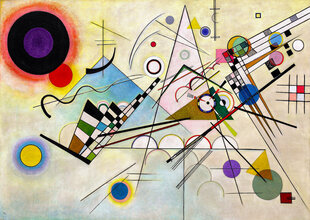 Dėlionė Vasilijus Kandinskis kompozicija, 1000 d. kaina ir informacija | Dėlionės (puzzle) | pigu.lt
