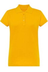 Polo marškinėliai moterims, geltoni цена и информация | Женские футболки | pigu.lt