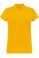 Polo marškinėliai moterims, geltoni цена и информация | Marškinėliai moterims | pigu.lt
