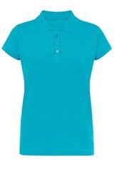 Polo marškinėliai moterims, žali цена и информация | Футболка женская | pigu.lt
