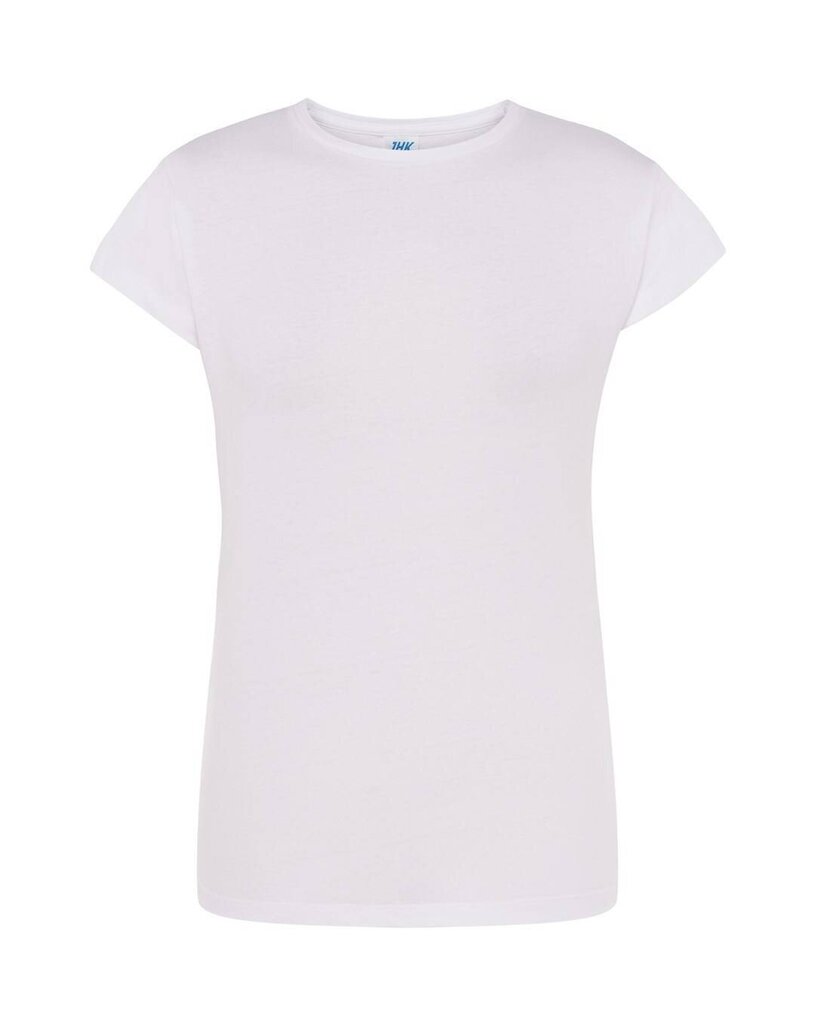 Marškinėliai moterims, balti цена и информация | Marškinėliai moterims | pigu.lt