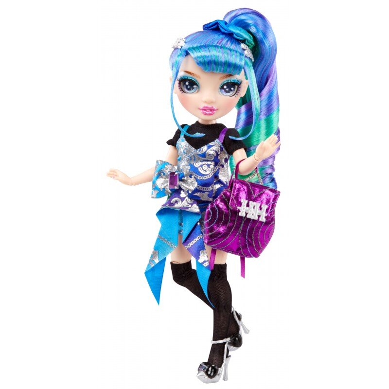 Lėlė Rainbow High Junior High Special Edition Doll Holly De'Vious Blue kaina ir informacija | Žaislai mergaitėms | pigu.lt