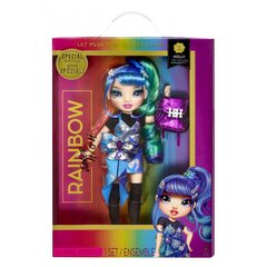 Кукла Rainbow High Junior High Special Edition Doll- Holly De'Vious, синяя цена и информация | Игрушки для девочек | pigu.lt
