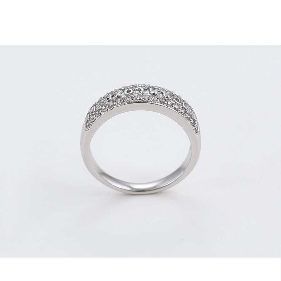Paauksuotas žiedas su cirkoniu I-Style kaina ir informacija | Žiedai | pigu.lt