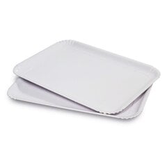 Бумажные противни белого цвета комплект из 3 штук Easy Bake 23 x 31 см цена и информация | Посуда, тарелки, обеденные сервизы | pigu.lt
