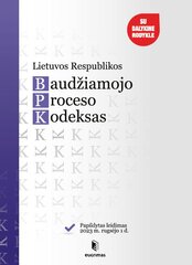 Lietuvos Respublikos baudžiamojo proceso kodeksas. Papildytas leidimas 2023 09 01 цена и информация | Книги по социальным наукам | pigu.lt