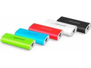 Powerbank Esperanza 4400mAh, Mėlynas kaina ir informacija | Atsarginiai maitinimo šaltiniai (power bank) | pigu.lt