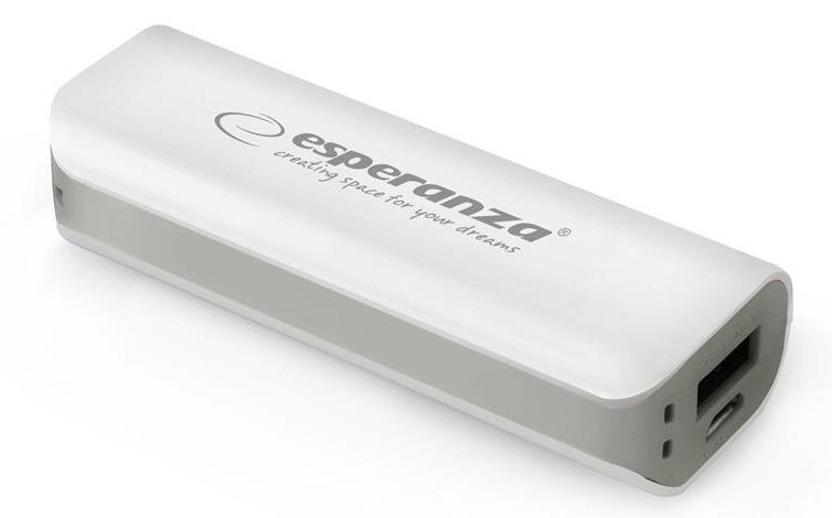 Esperanza Įkraunama baterija 2200mAh, Pilka цена и информация | Atsarginiai maitinimo šaltiniai (power bank) | pigu.lt