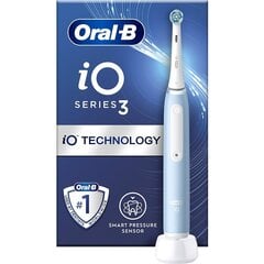 Oral-B iO3 Ice Blue kaina ir informacija | Elektriniai dantų šepetėliai | pigu.lt