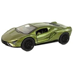 Automobilis su frikcine pavara Lean Toys 1:36, žalias цена и информация | Игрушки для мальчиков | pigu.lt
