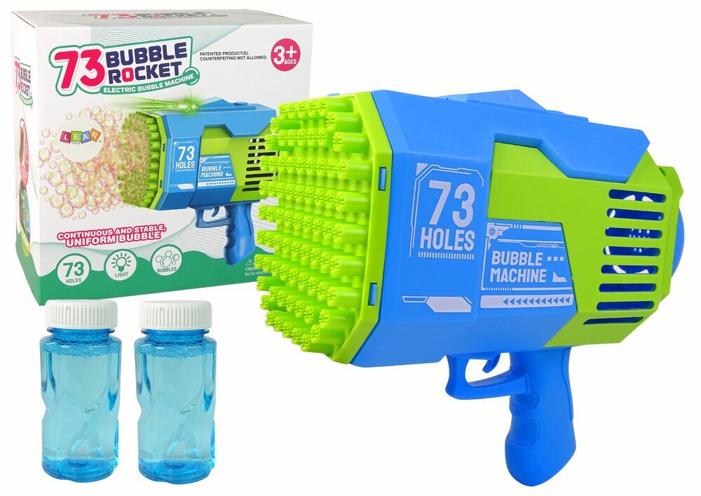 Muilo burbulų mašina LeanToys, mėlyna kaina ir informacija | Vandens, smėlio ir paplūdimio žaislai | pigu.lt