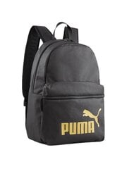 Puma рюкзак PHASE, черно-золотой цена и информация | Женские сумки | pigu.lt