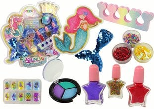 Vaikiškas makiažo rinkinys Lean Toys Undinėlė kaina ir informacija | Žaislai mergaitėms | pigu.lt