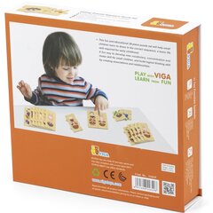 VIGA деревянная развивающая головоломка, одевалка цена и информация | Игрушки для малышей | pigu.lt