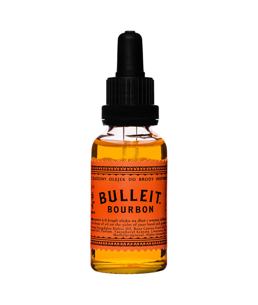 Barzdos aliejus Pan Drwal x Bulleit Bourbon, 30 ml kaina ir informacija | Skutimosi priemonės ir kosmetika | pigu.lt