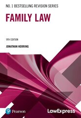 Law Express Revision Guide: Family Law 9th edition цена и информация | Книги по экономике | pigu.lt