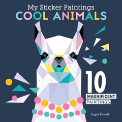 My Sticker Paintings: Cool Animals: 10 Magnificent Paintings kaina ir informacija | Knygos mažiesiems | pigu.lt