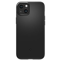 Spigen Thin Fit iPhone 15 6.1" czarny|black ACS06776 цена и информация | Чехлы для телефонов | pigu.lt