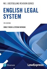 Law Express Revision Guide: English Legal System 9th edition kaina ir informacija | Ekonomikos knygos | pigu.lt