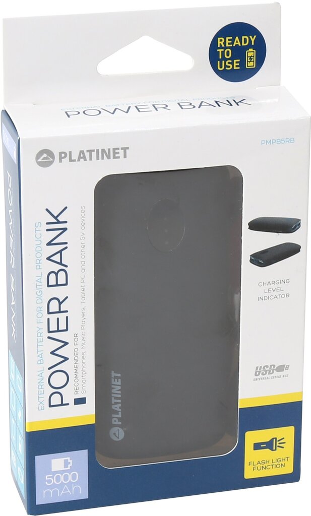 Platinet 5000mah 2xUSB kaina ir informacija | Atsarginiai maitinimo šaltiniai (power bank) | pigu.lt