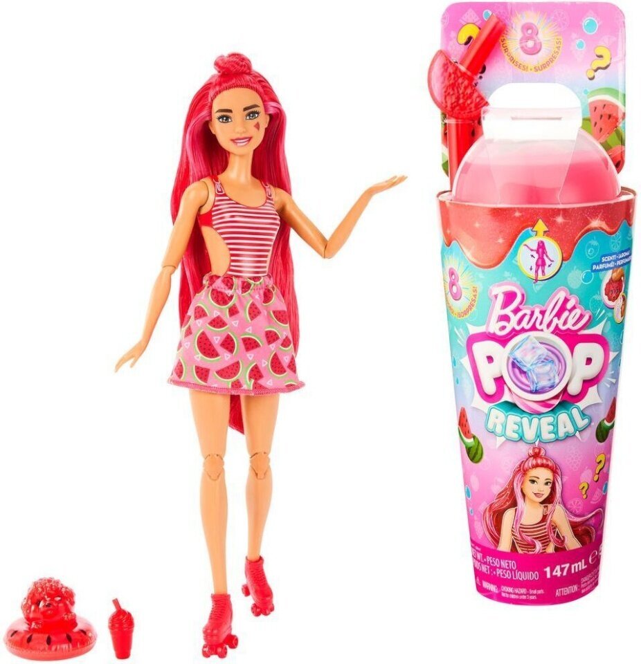 Lėlė Barbie Pop Reveal Watermelon HNW4 цена и информация | Žaislai mergaitėms | pigu.lt